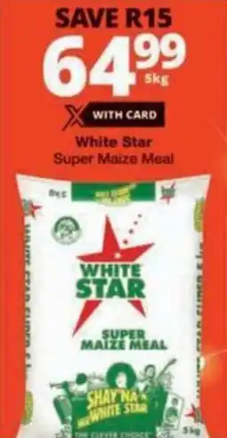 Checkers Hyper White Star Super Maize Meal offer