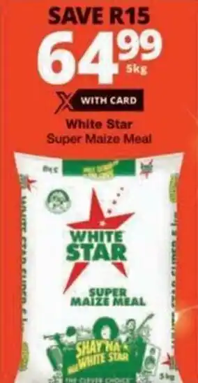 Checkers Hyper White Star Super Maize Meal offer