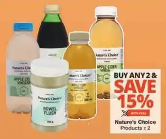 Checkers Hyper Nature's Choice Products offer