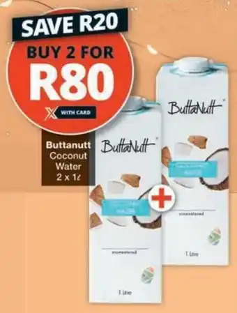 Checkers Hyper Buttanutt Coconut Water offer
