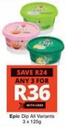 Checkers Hyper Epic Dip All Variants offer