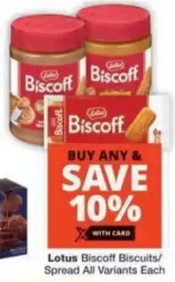 Checkers Hyper Lotus Biscoff Biscuits/ Spread All Variants offer