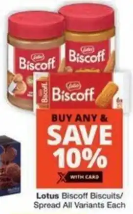 Checkers Hyper Lotus Biscoff Biscuits/ Spread All Variants offer