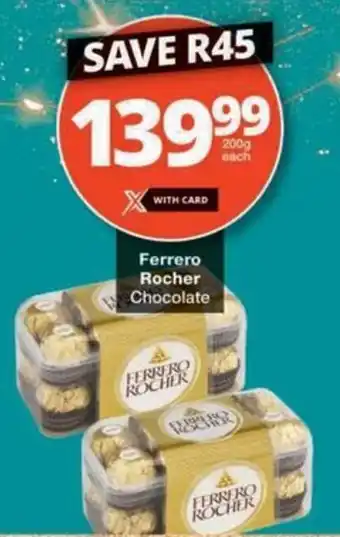 Checkers Hyper Ferrero Rocher Chocolate offer