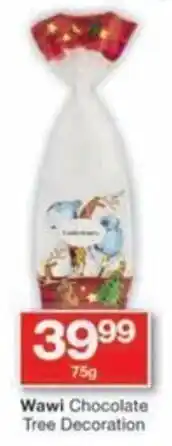 Checkers Hyper Wawi Chocolate Tree Decoration offer