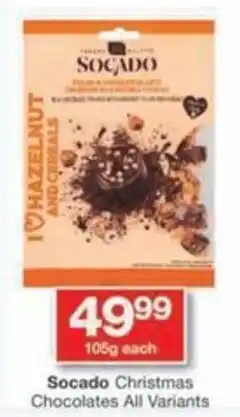 Checkers Hyper Socado Christmas Chocolates All Variants offer