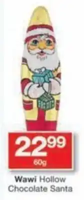 Checkers Hyper Wawi Hollow Chocolate Santa offer