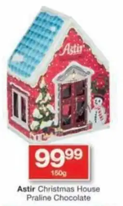 Checkers Hyper Astir Christmas House Praline Chocolate offer