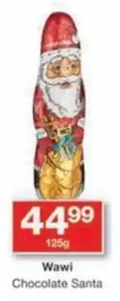 Checkers Hyper Wawi Chocolate Santa offer