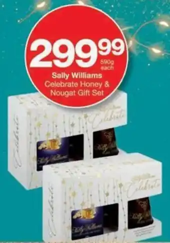 Checkers Hyper Sally Williams Celebrate Honey & Nougat Gift Set offer