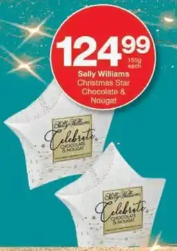 Checkers Hyper Sally Williams Christmas Star Chocolate & Nougat offer