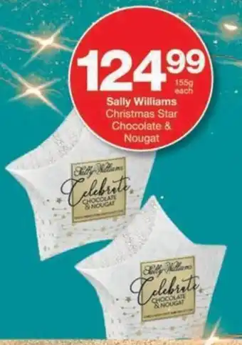 Checkers Hyper Sally Williams Christmas Star Chocolate & Nougat offer