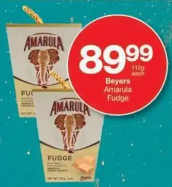 Checkers Hyper Beyers Amarula Fudge offer