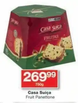 Checkers Hyper Casa Suica Fruit Panettone offer