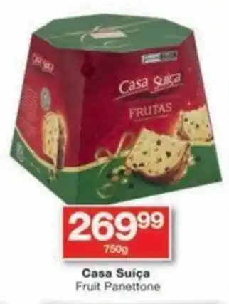 Checkers Hyper Casa Suica Fruit Panettone offer