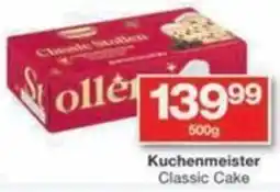 Checkers Hyper Kuchenmeister Classic Cake offer
