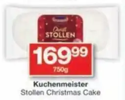 Checkers Hyper Kuchenmeister Stollen Christmas Cake offer