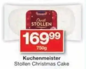 Checkers Hyper Kuchenmeister Stollen Christmas Cake offer