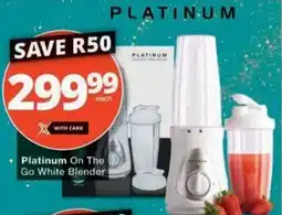 Checkers Hyper Platinum On The Go White Blender offer