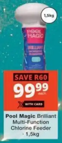 Checkers Hyper Pool Magic Brilliant Multi-Function Chlorine Feeder offer