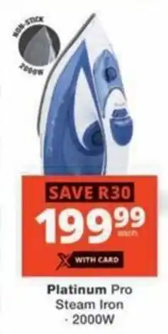 Checkers Hyper Platinum Pro Steam Iron offer