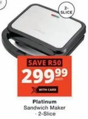 Checkers Hyper Platinum Sandwich Maker offer