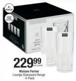 Checkers Hyper Maison Forine Lounge Glassware Range offer