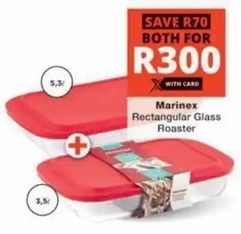 Checkers Hyper Marinex Rectangular Glass Roaster offer