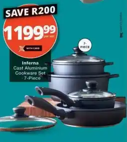 Checkers Hyper Inferna Cast Aluminium Cookware Set offer