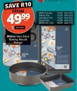Checkers Hyper Millini Non-Stick Baking Mould Range offer