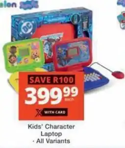 Checkers Hyper Kids' Character Laptop offer