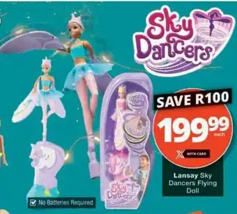 Checkers Hyper Lansay Sky Dancers Flying Doll offer