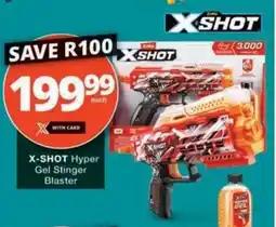 Checkers Hyper X-SHOT Hyper Gel Stinger Blaster offer