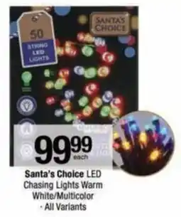 Checkers Hyper Santa's Choice LED Chasing Lights Warm White/ Multicolor offer