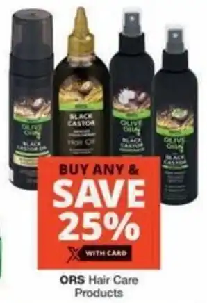 Checkers Hyper ORS Hair Care Products offer