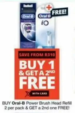 Checkers Hyper Oral-B Power Brush Head Refill offer