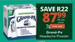 Checkers Hyper Grand-Pa Headache Powder offer