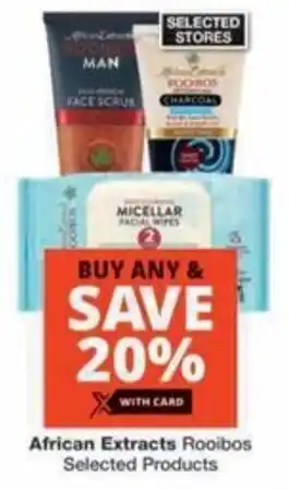 Checkers Hyper African Extracts Rooibos Selected Products offer