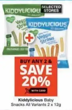 Checkers Hyper Kiddylicious Baby Snacks All Variants offer