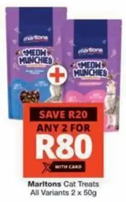 Checkers Hyper Marltons Cat Treats All Variants offer