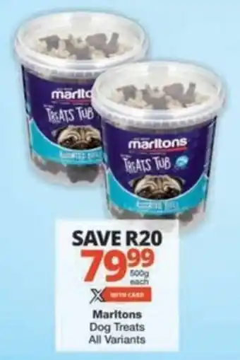 Checkers Hyper Marltons Dog Treats All Variants offer