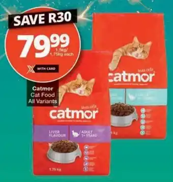 Checkers Hyper Catmor Cat Food All Variants offer