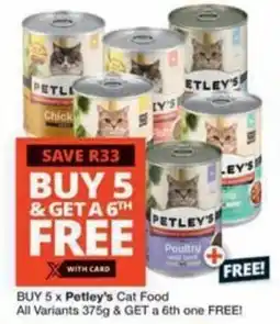 Checkers Hyper Petley's Cat Food offer