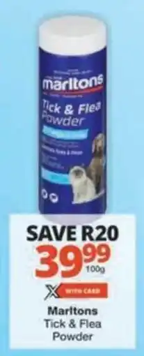 Checkers Hyper Marltons Tick & Flea Powder offer