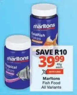 Checkers Hyper Marltons Fish Food All Variants offer