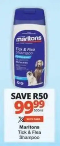 Checkers Hyper Marltons Tick & Flea Shampoo offer