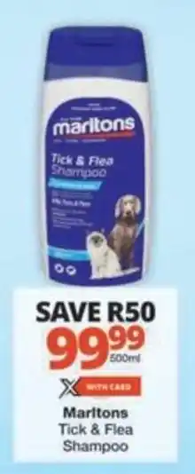 Checkers Hyper Marltons Tick & Flea Shampoo offer