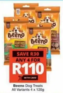 Checkers Hyper Beeno Dog Treats All Variants offer