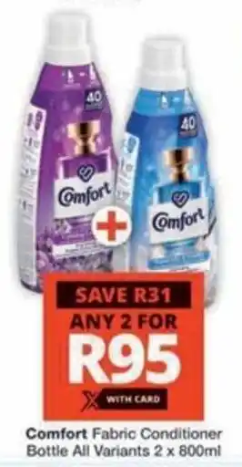 Checkers Hyper Comfort Fabric Conditioner Bottle All Variants offer