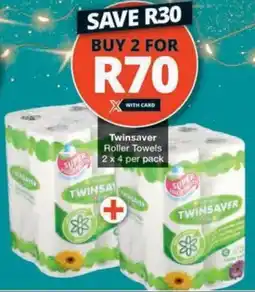 Checkers Hyper Twinsaver Roller Towels offer
